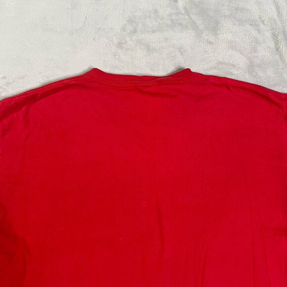 Vtg Chicago Bulls T Shirt Made In USA Michael Jordan Mens L Spellout Graphic - Picture 10 of 15